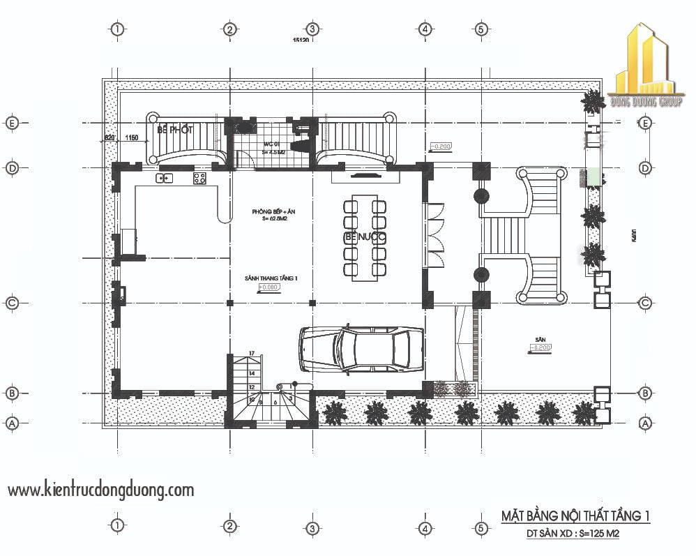 Hồ sơ thiết kế biệt thự lâu đài kiểu pháp