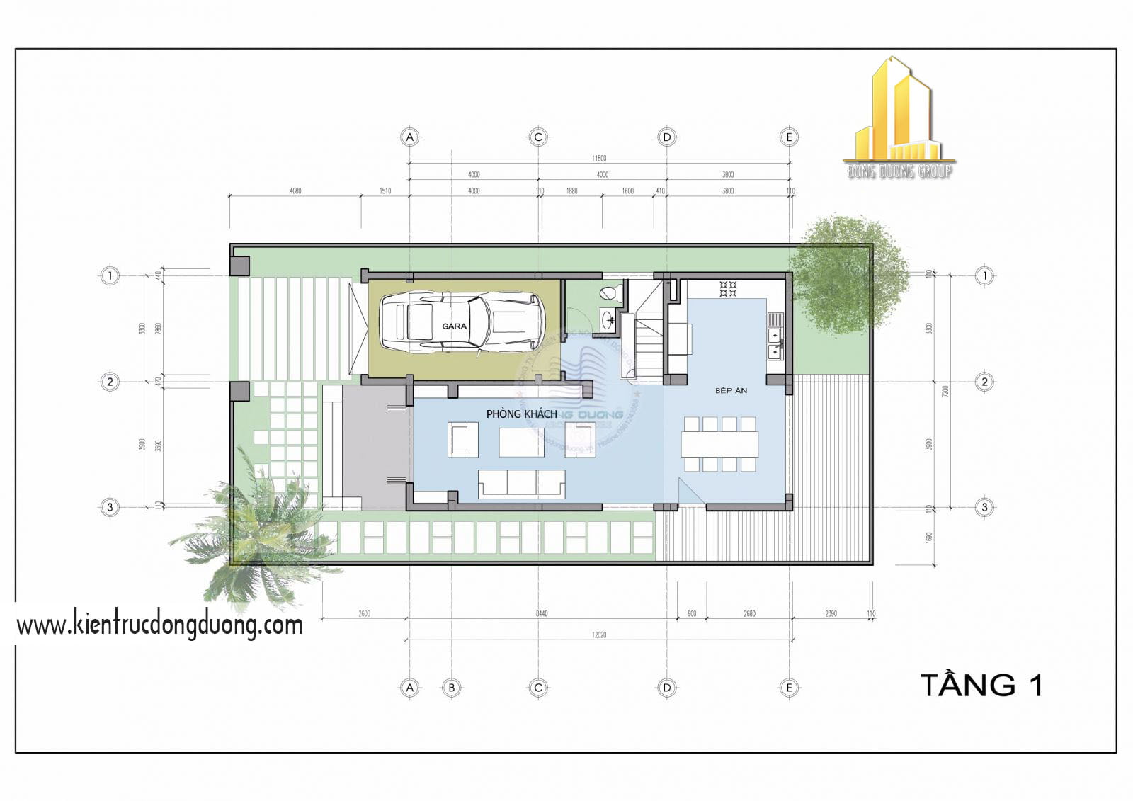 Thiết kế biệt thự phố tân cổ điển 4 tầng - BT1519-kientrucdongduong.com 03