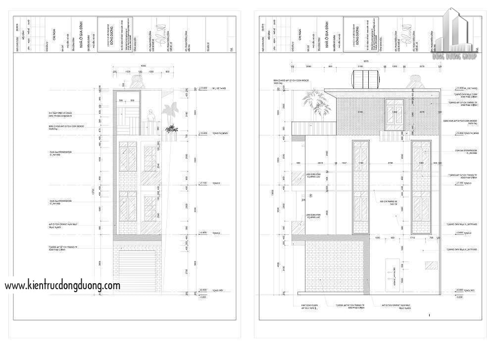 Thiết kế nhà phố 2 mặt tiền 3 tầng-kientrucdongduong.com 08