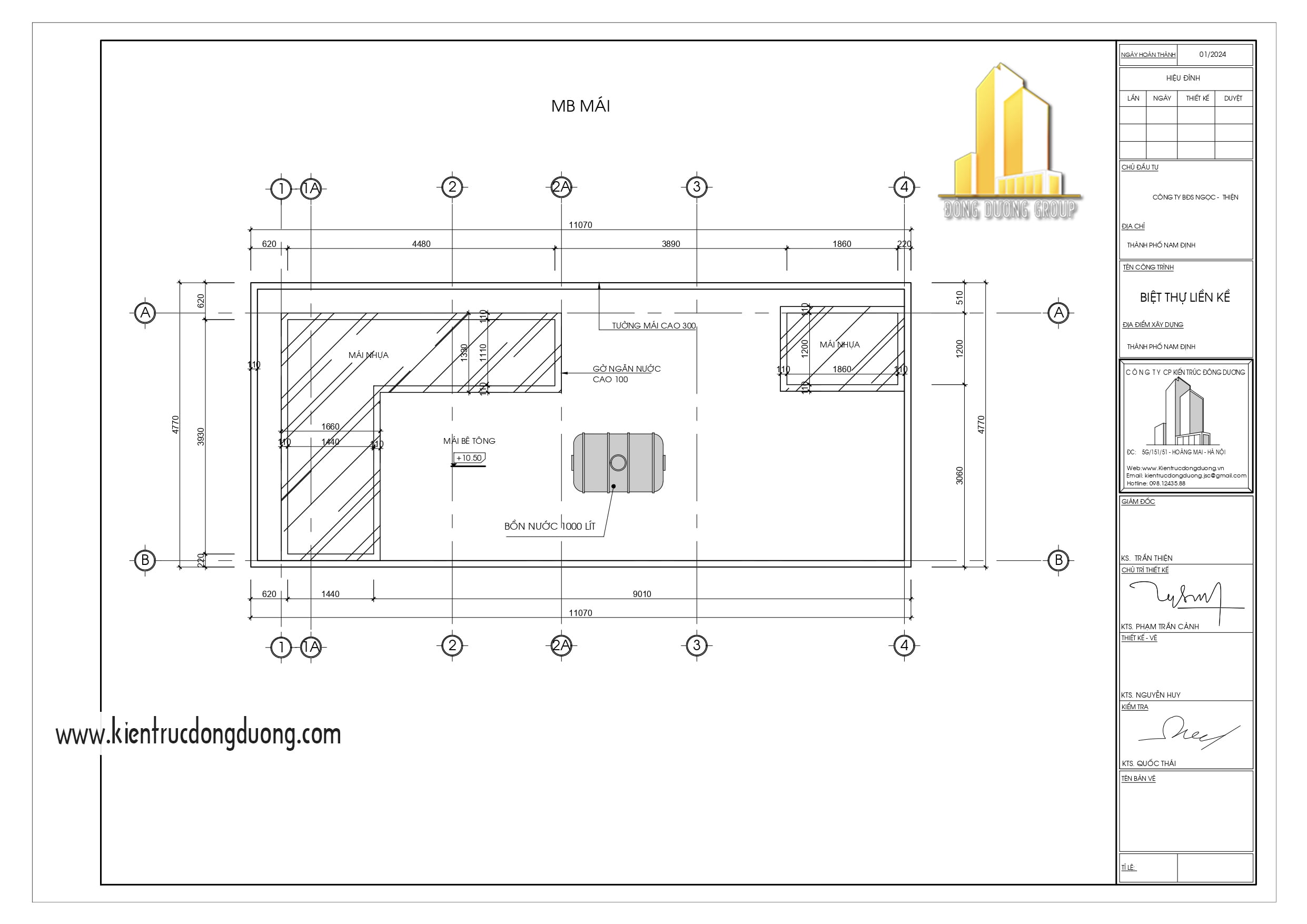 Thiết kế nhà phố 3 tầng mặt tiền 4m-kientrucdongduong05