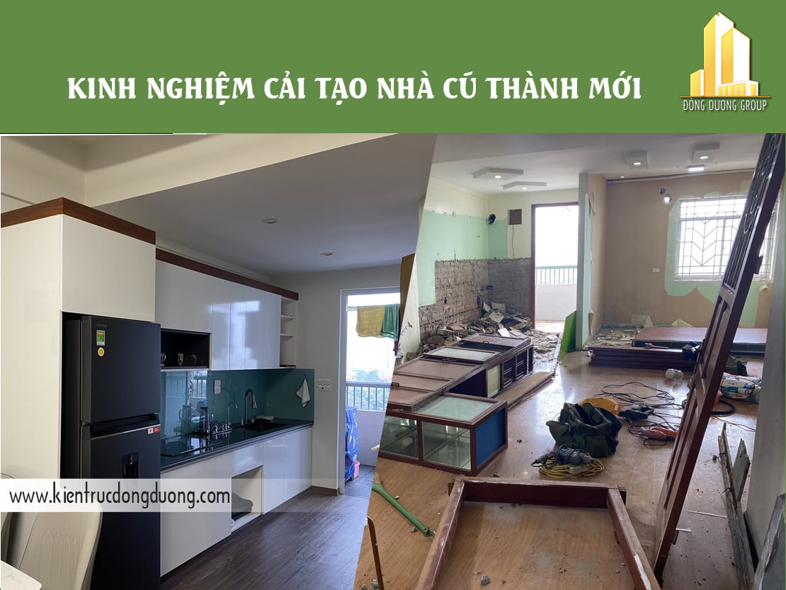 kinh nghiệm cải tạo nhà cũ