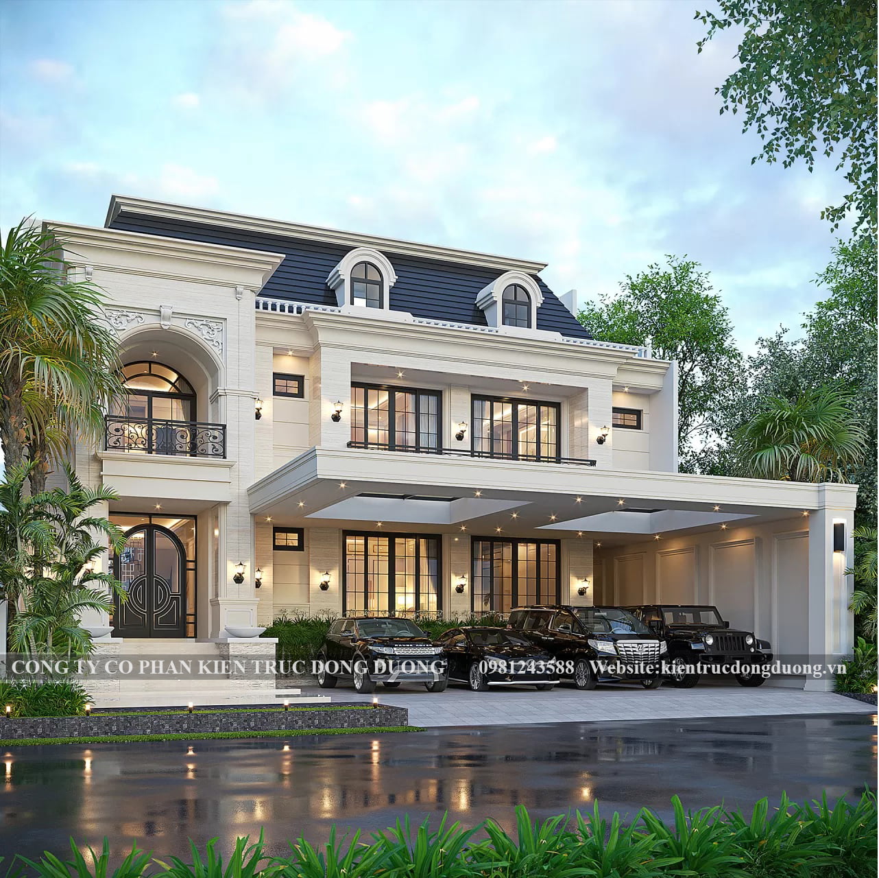 Mẫu biệt thự 2 tầng -kientrucdongduong.com21