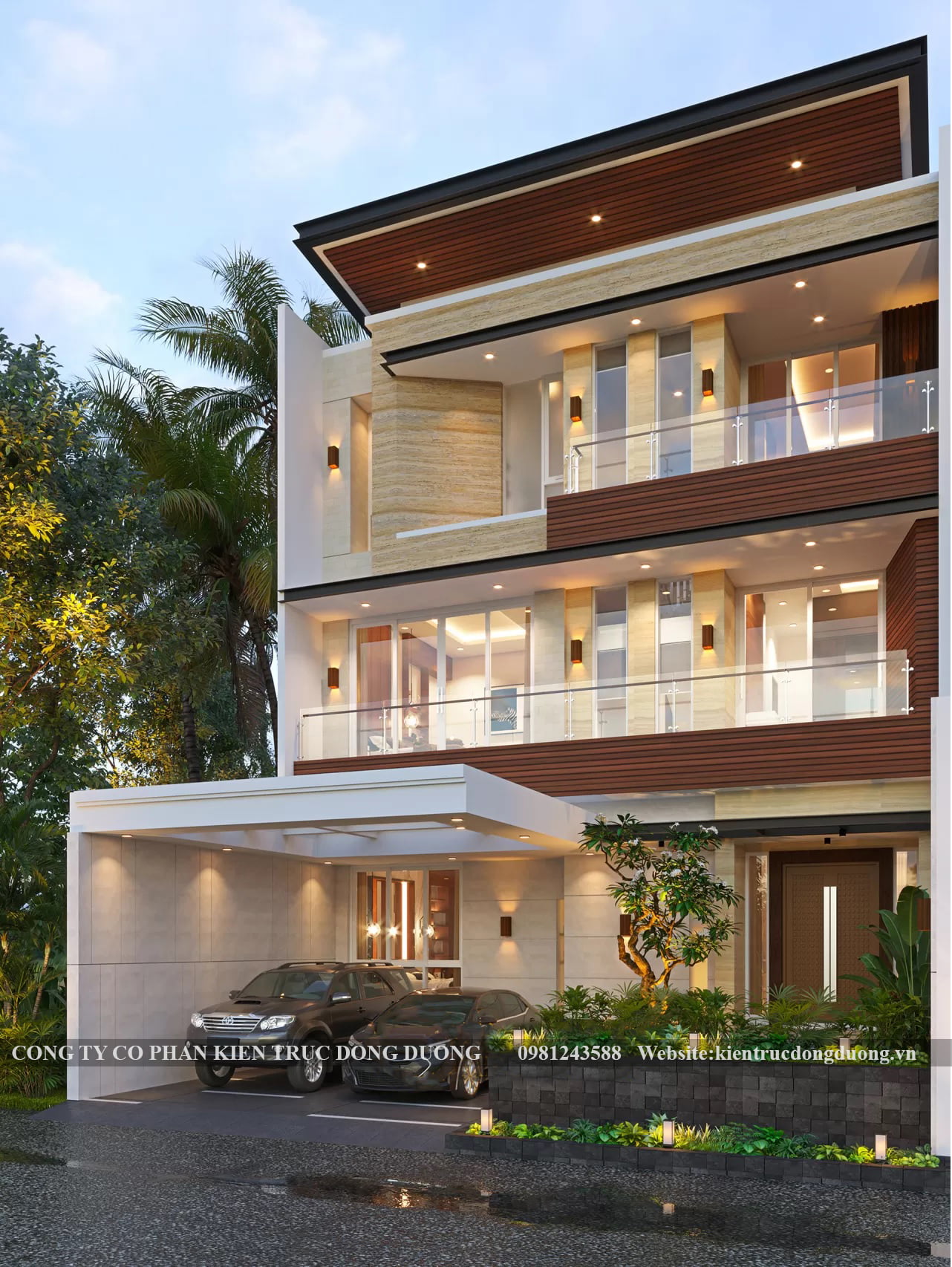 Mẫu biệt thự 3 tầng-kientrucdongduong.com03