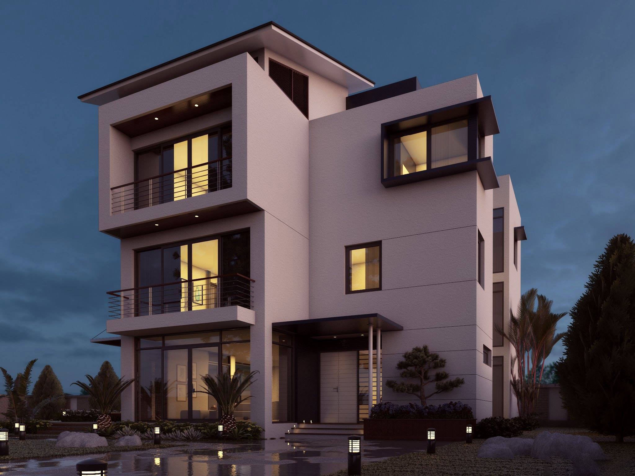 Mẫu biệt thự 3 tầng-kientrucdongduong.com04