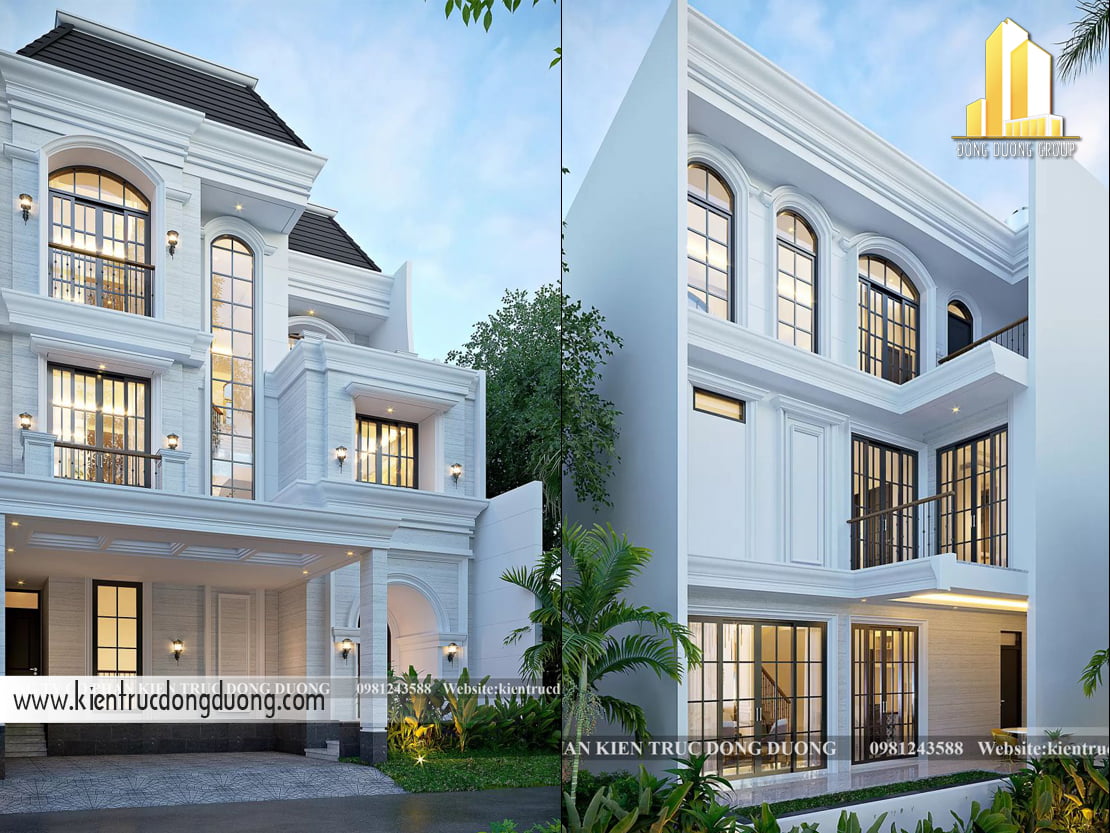 Mẫu biệt thự 3 tầng-kientrucdongduong.com12