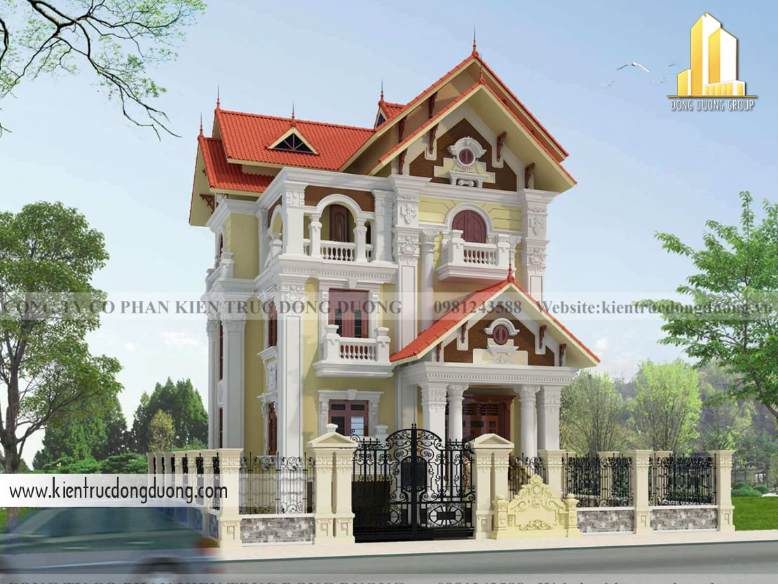 Mẫu biệt thự 3 tầng-kientrucdongduong.com13