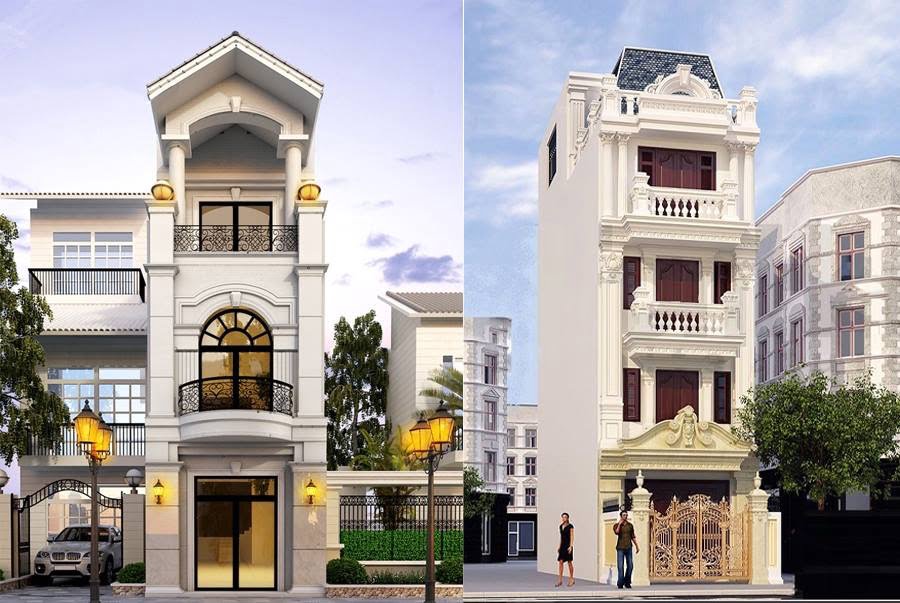 Mẫu biệt thự 4 tầng -kientrucdongduong.com