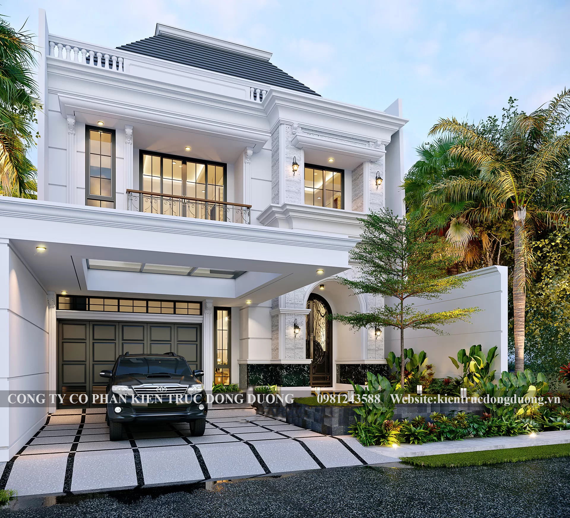 Mẫu biệt thự tân cổ điển -kientrucdongduong.com05