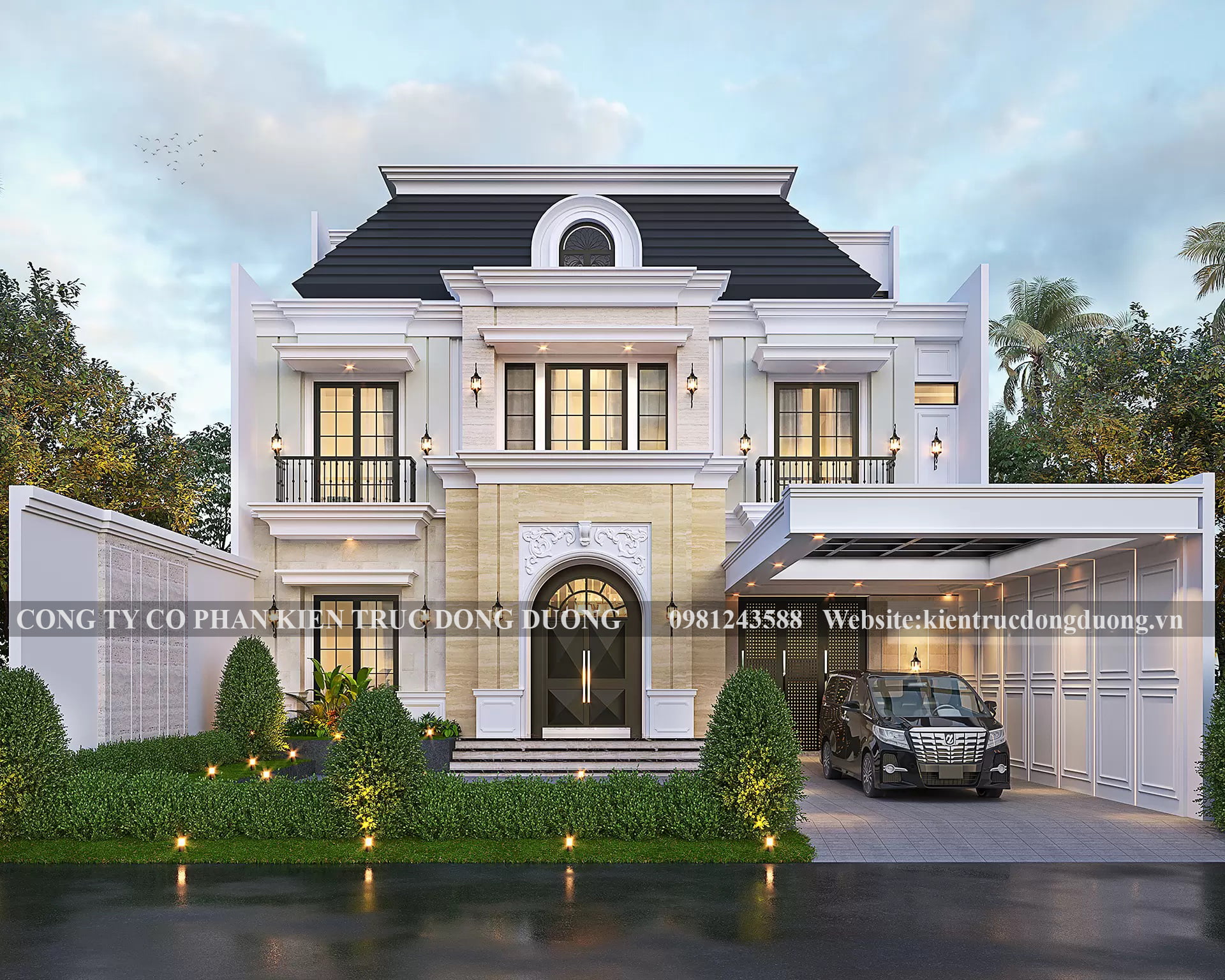 Mẫu biệt thự tân cổ điển -kientrucdongduong.com06