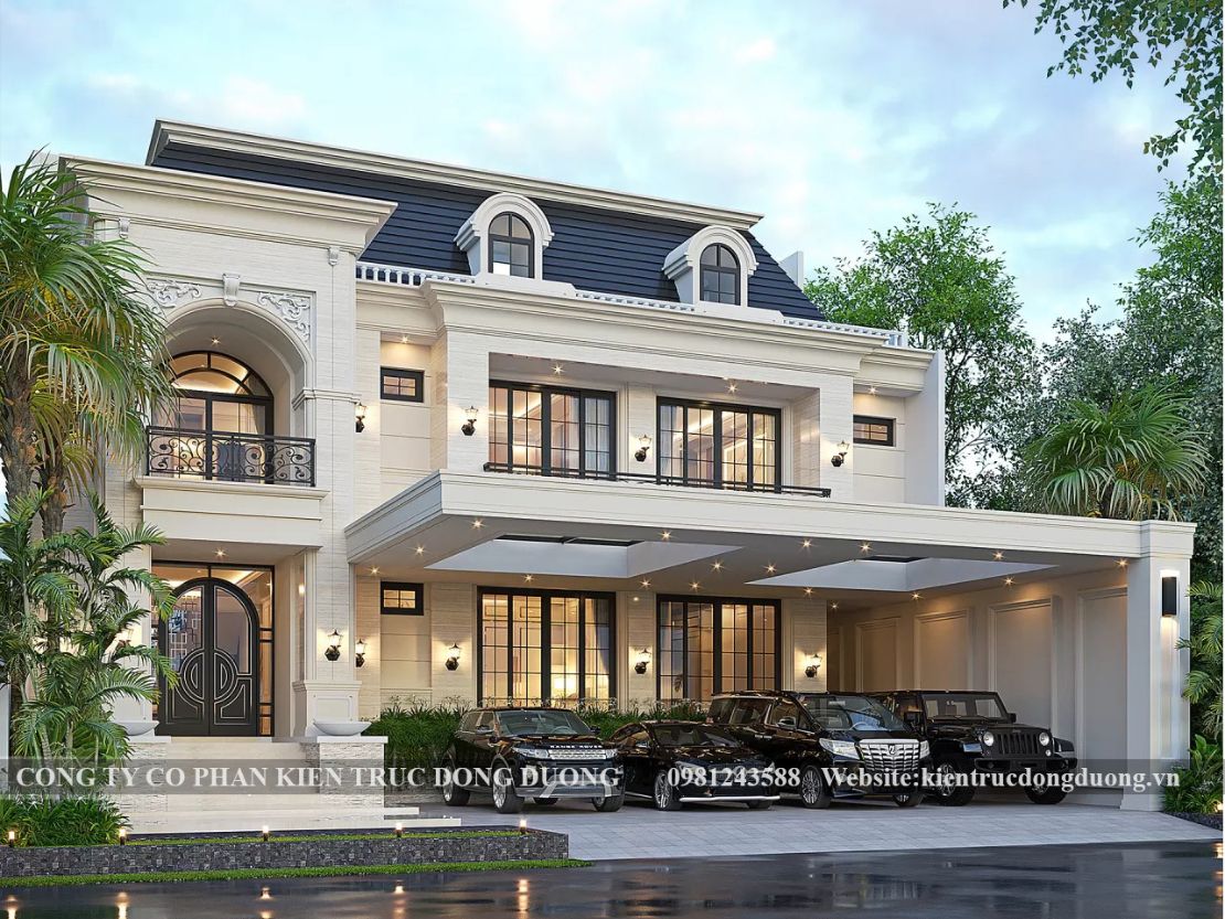 Mẫu biệt thự tân cổ điển
