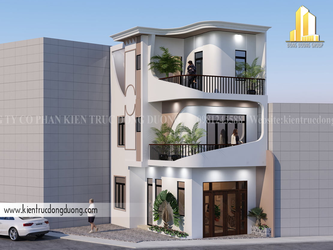 Mẫu nhà phố mặt tiền 4m-kientrucdongduong.com05