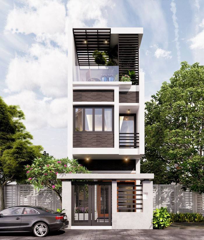 Mẫu nhà phố mặt tiền 5m -kientrucdongduong.com04