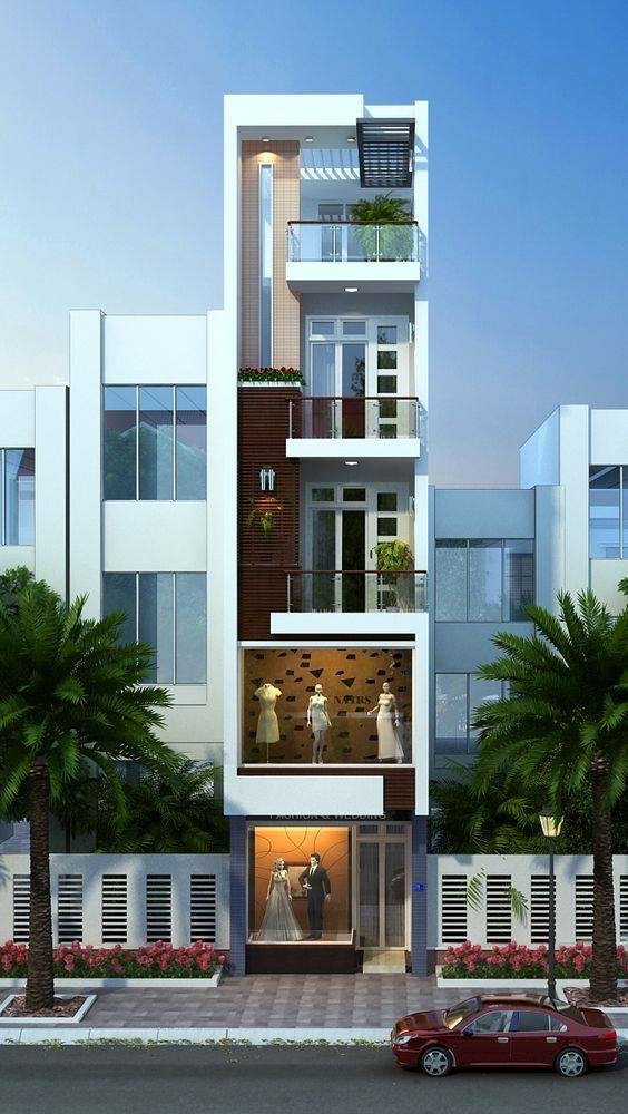 Mẫu nhà phố mặt tiền 5m -kientrucdongduong.com08