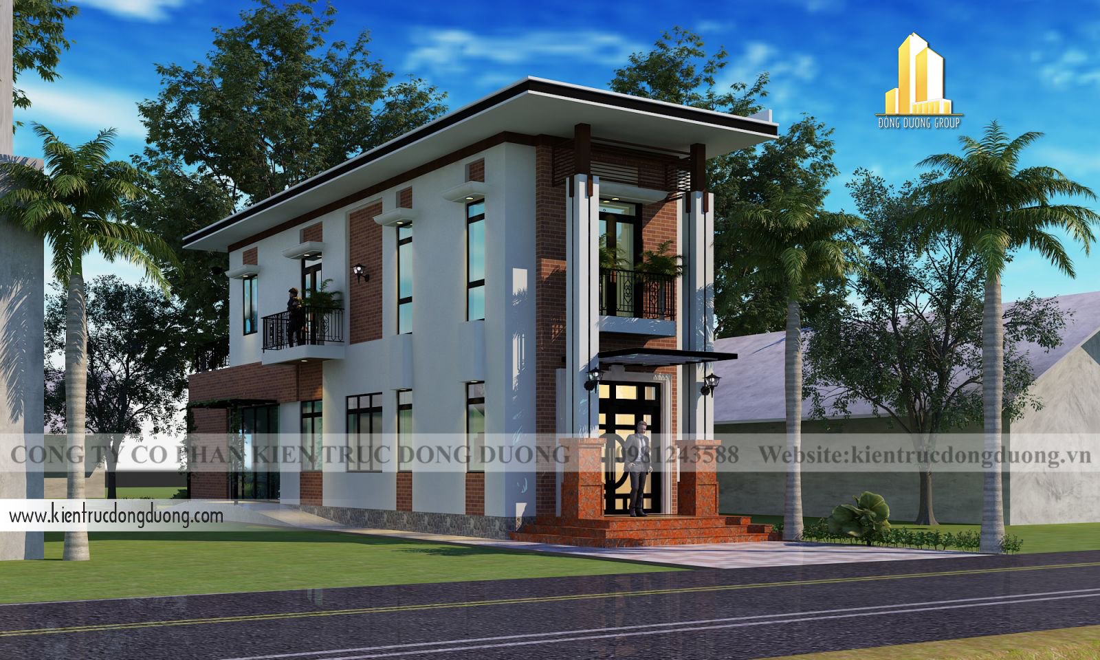 Mẫu nhà phố mặt tiền 5m -kientrucdongduong.com19