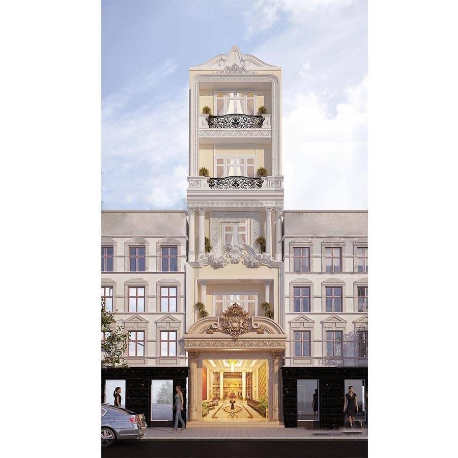 Mẫu nhà phố tân cổ điển -kientrucdongduong.com02