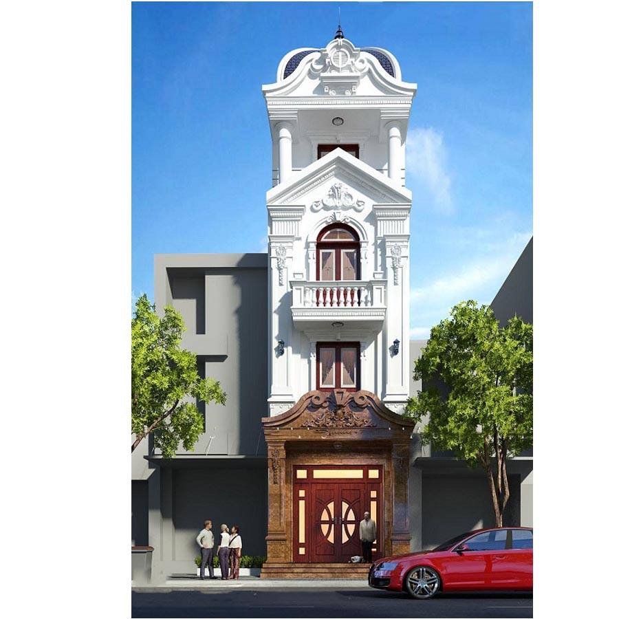 Mẫu nhà phố tân cổ điển -kientrucdongduong.com03