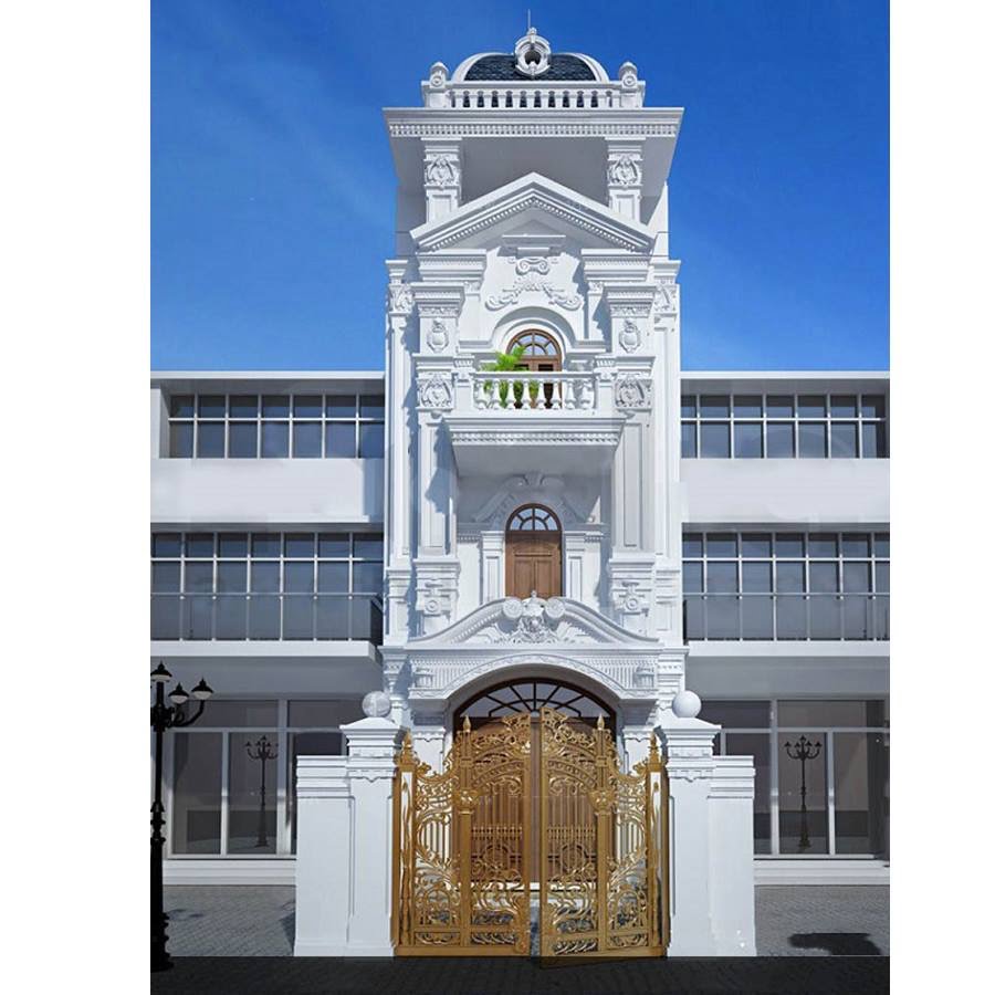 Mẫu nhà phố tân cổ điển -kientrucdongduong.com08