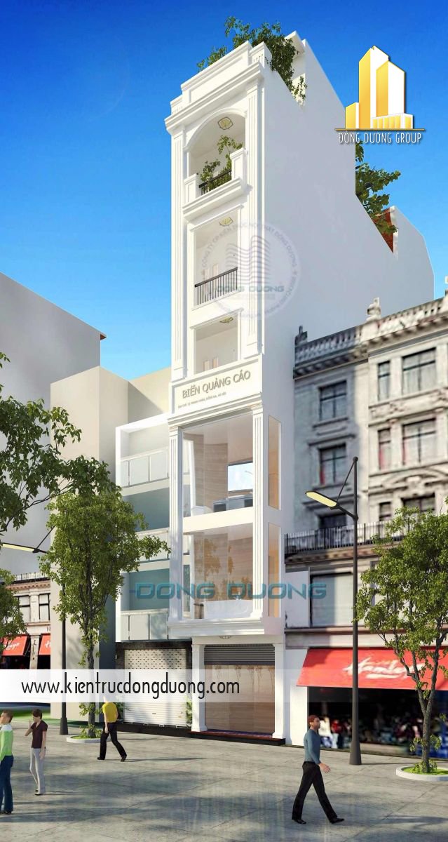 Mẫu nhà phố tân cổ điển -kientrucdongduong.com10
