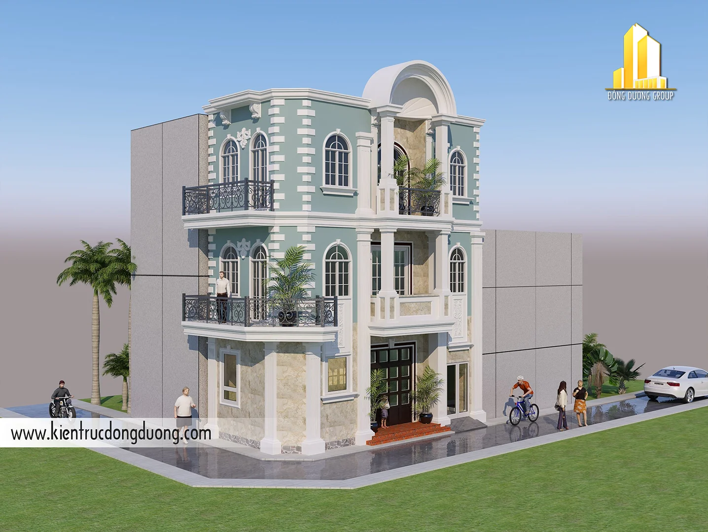 NP2403-2-Thiết kế thi công nhà phố 3 tầng