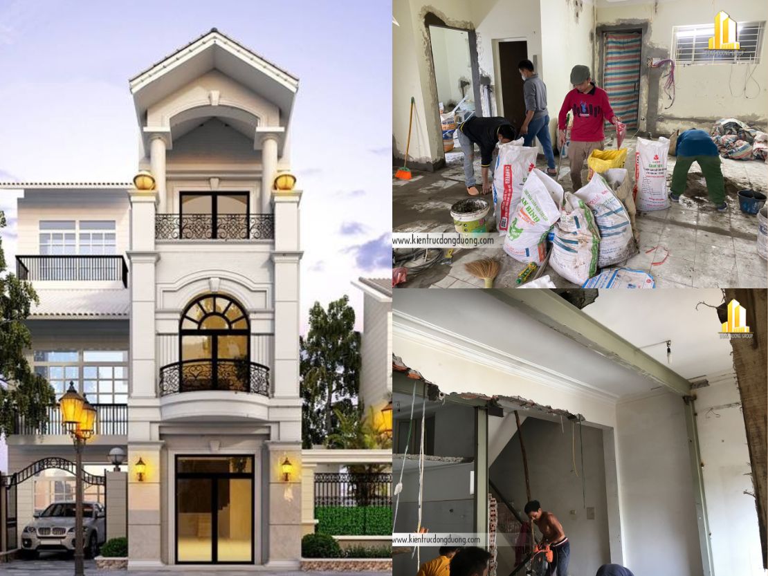 Thi công cải tạo nhà cũ