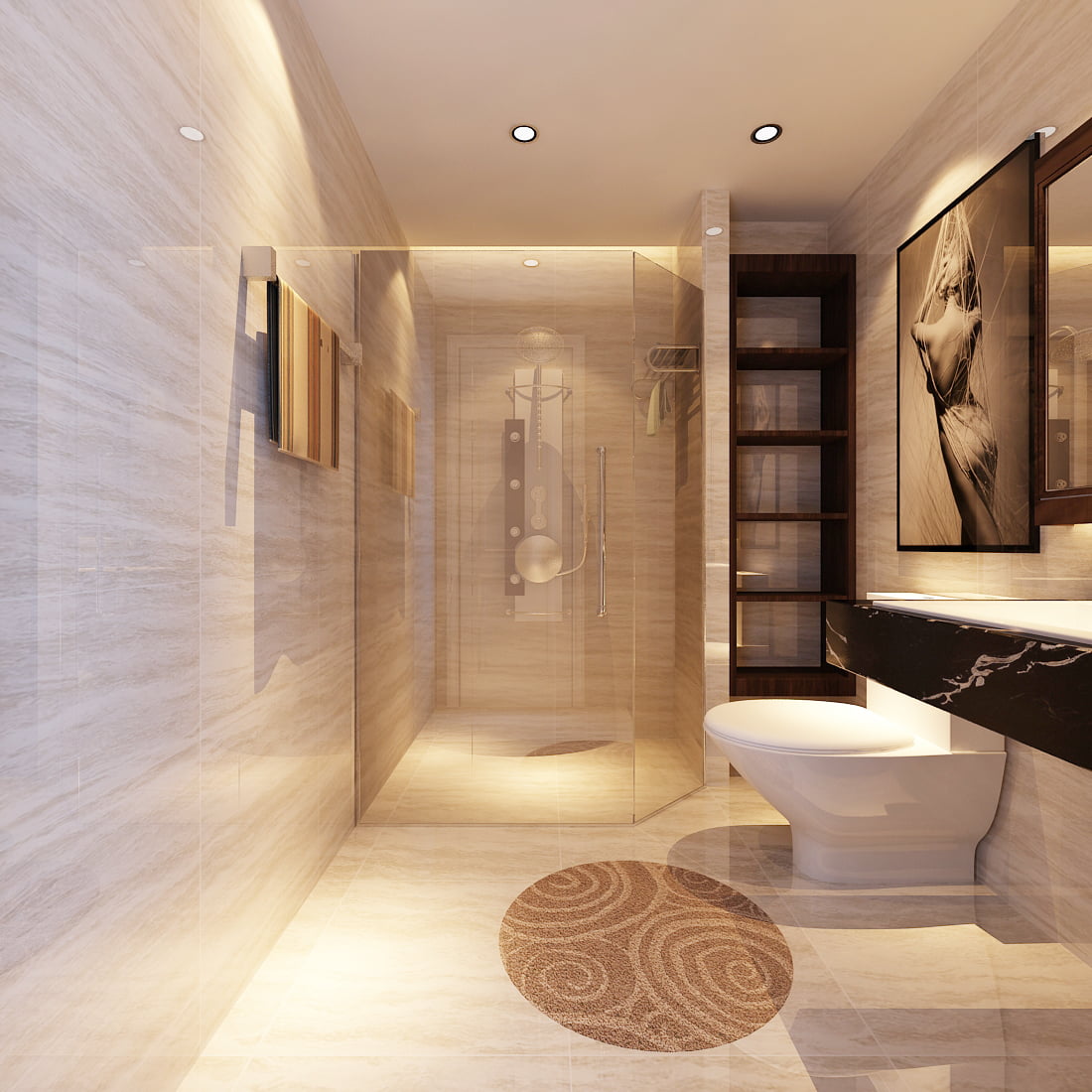 Thiết kế nội thất căn hộ mẫu tại Vinhomes ocean Park 2 -23