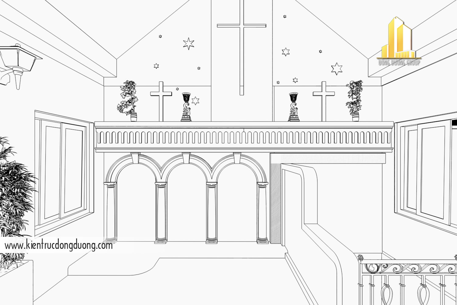 Thiết kế nội thất căn hộ mẫu tại Vinhomes ocean Park 2 - NT2303-PT-01