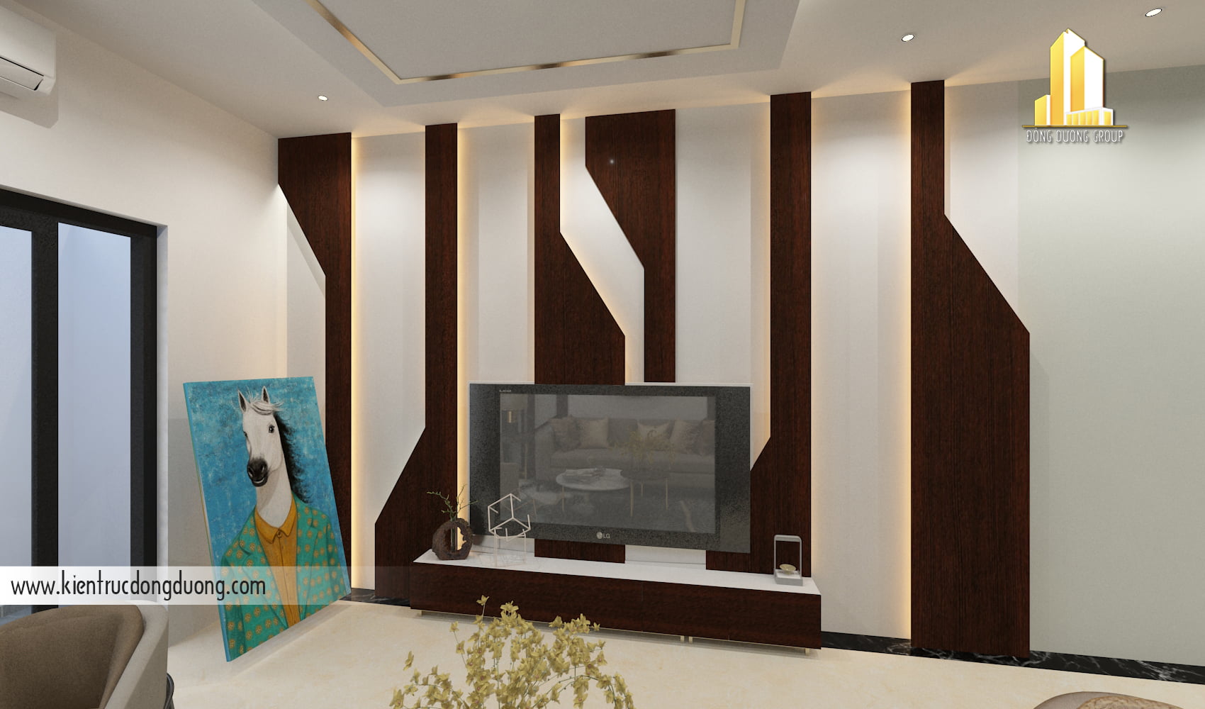 Thiết kế nội thất căn hộ mẫu tại Vinhomes ocean Park 2 - NT2303-Pk-01