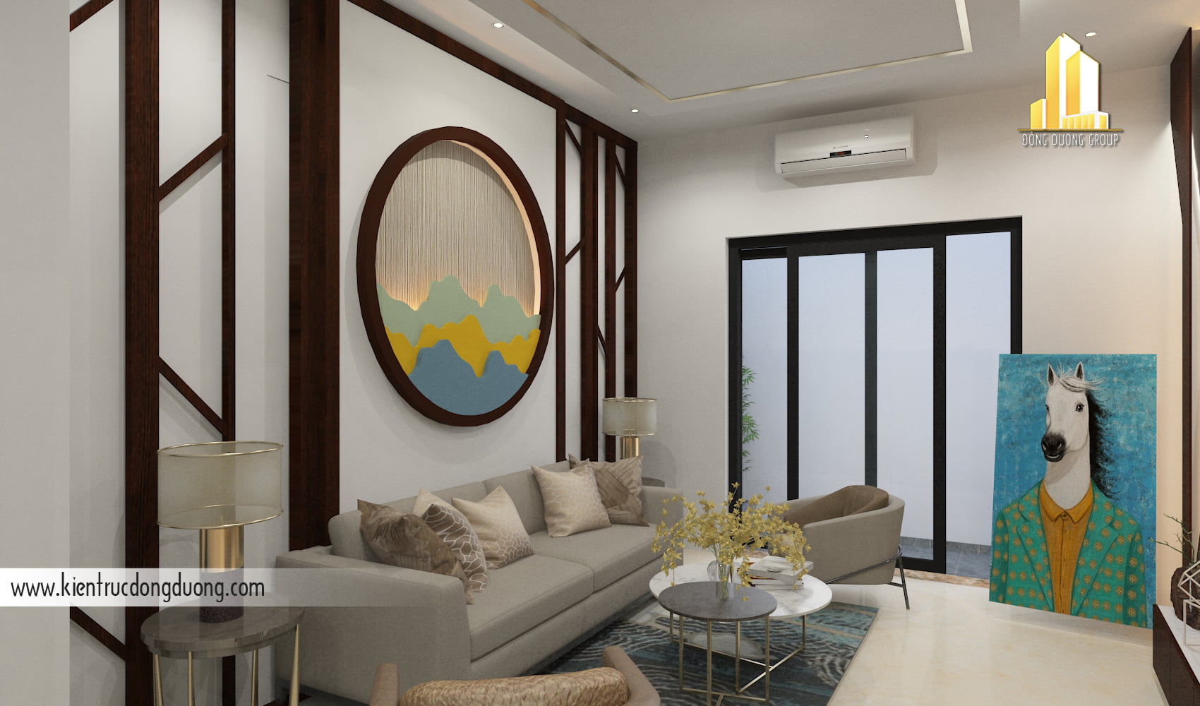 Thiết kế nội thất căn hộ mẫu tại Vinhomes ocean Park 2 - NT2303-Pk-03