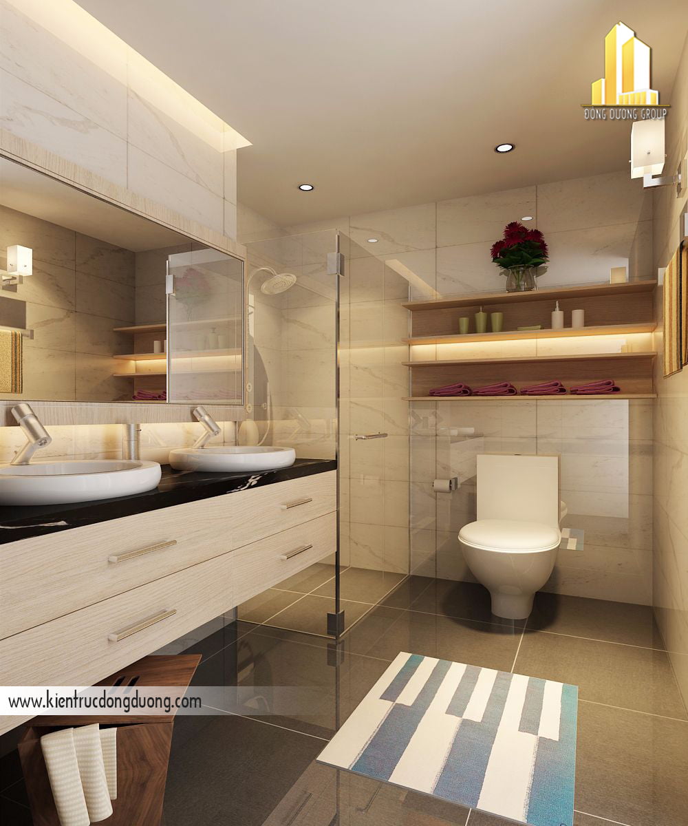 Thiết kế nội thất chung cư cao cấp 3 phòng ngủ 164m2 -NT1701-Anh 20