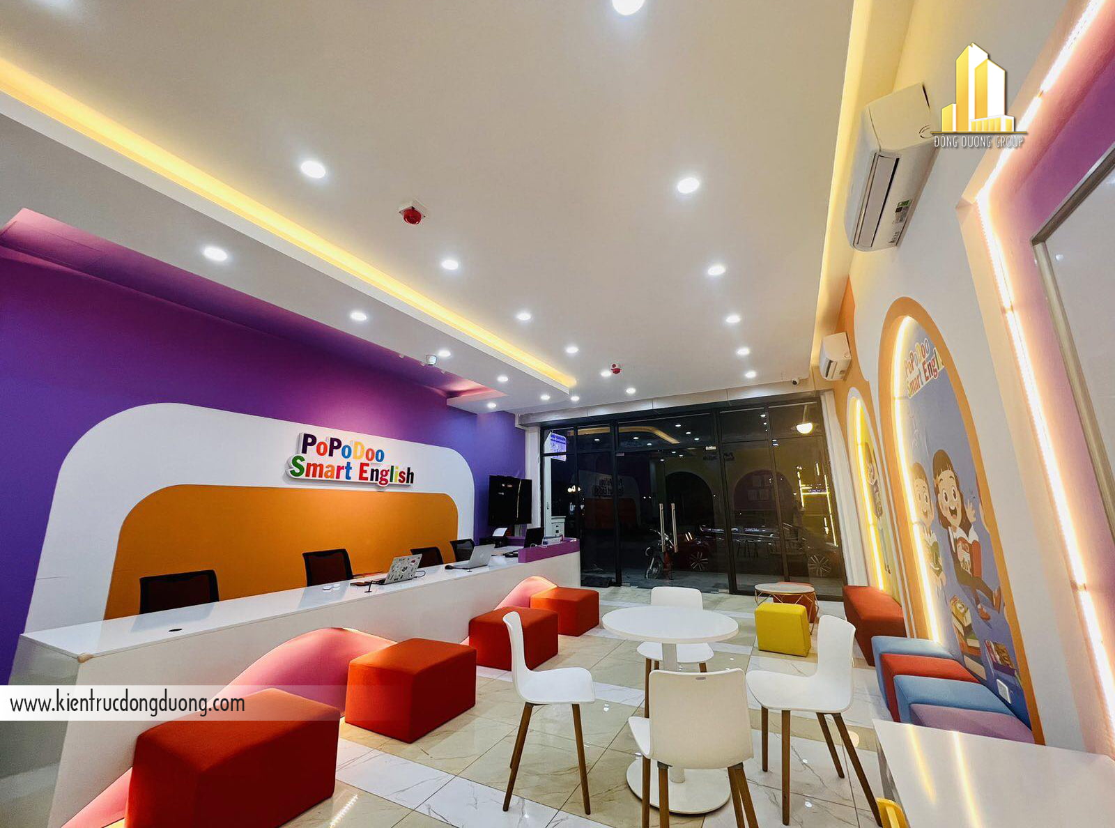 Thiết kế nội thất trung tâm Tiếng Anh - NT2301-Anh 03