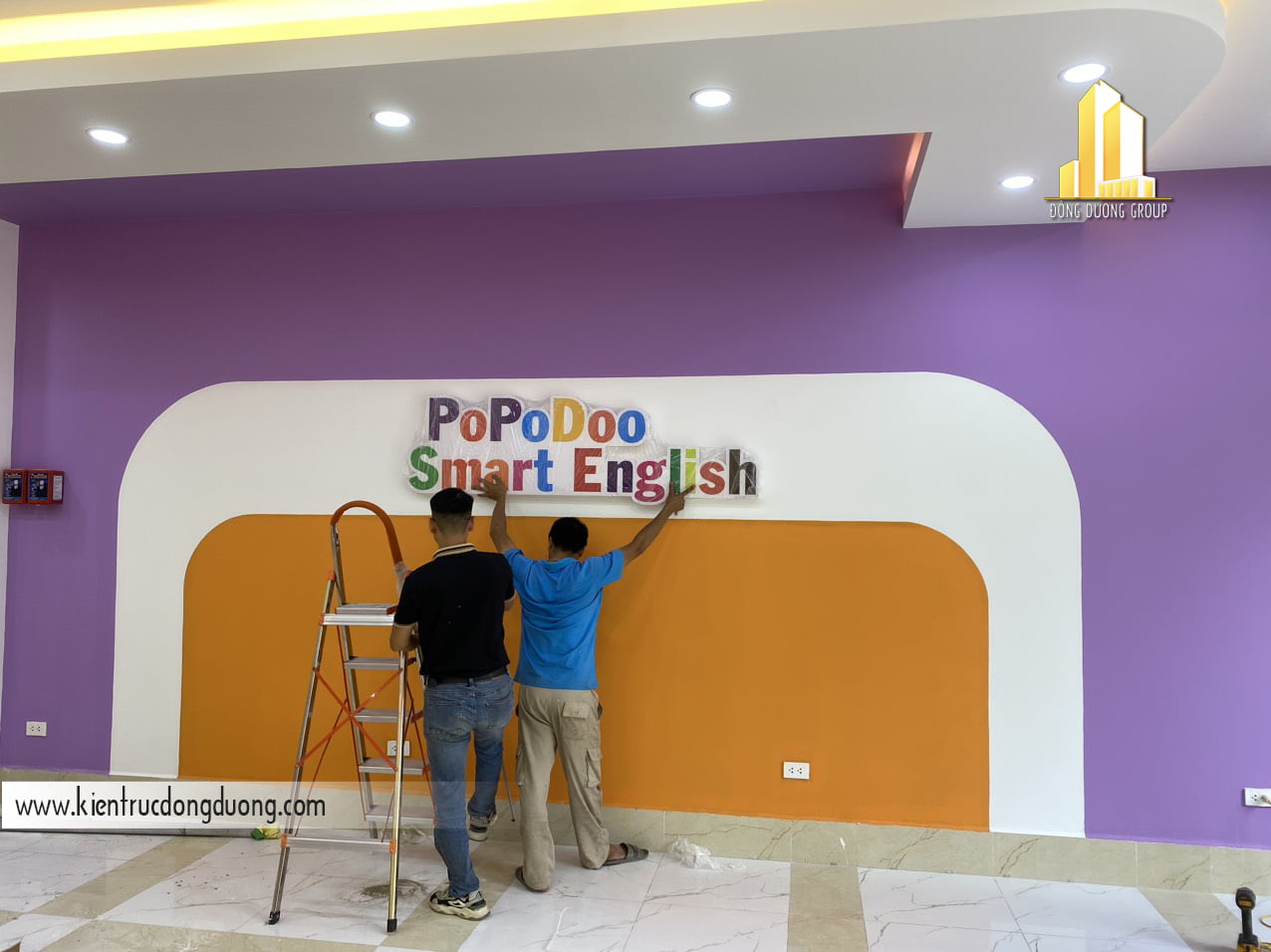 Thiết kế nội thất trung tâm Tiếng Anh - NT2301-Anh 13