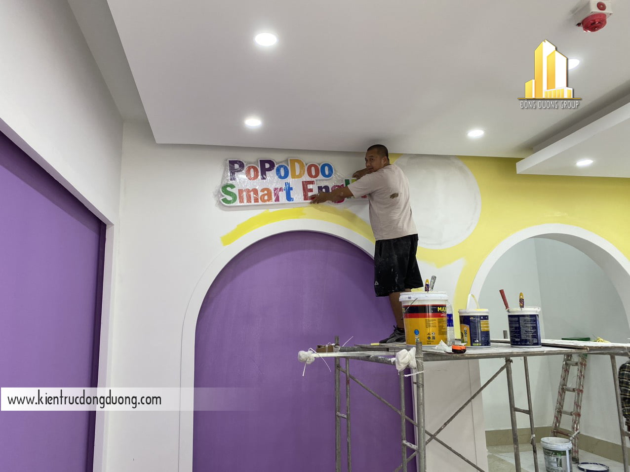 Thiết kế nội thất trung tâm Tiếng Anh - NT2301-Anh 15