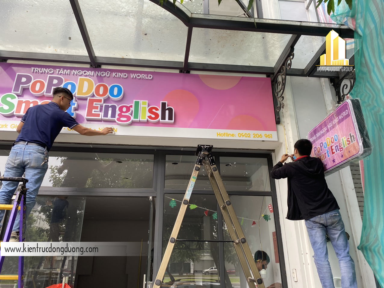 Thiết kế nội thất trung tâm Tiếng Anh - NT2301-Anh 16