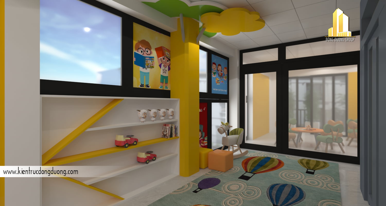 Thiết kế nội thất trung tâm Tiếng Anh Popodoo Đô Nghĩa - NT2305 -ảnh 6