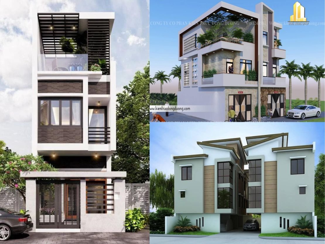 Mẫu thiết kế nhà phố đương đại