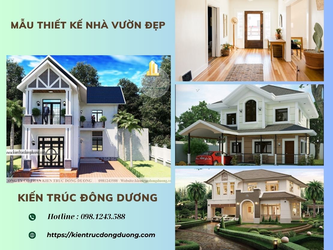 Mẫu thiết kế nhà vườn đẹp