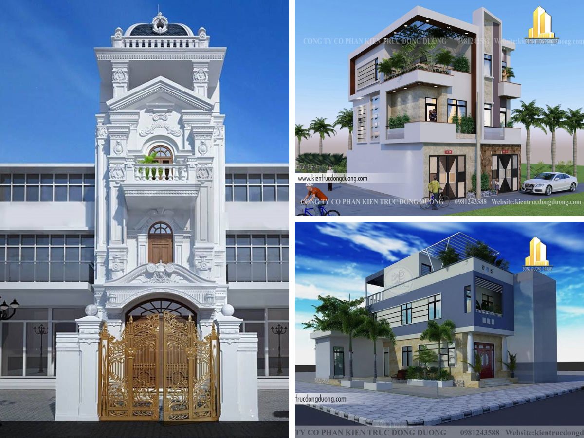 Thiết kế mặt tiền nhà phố