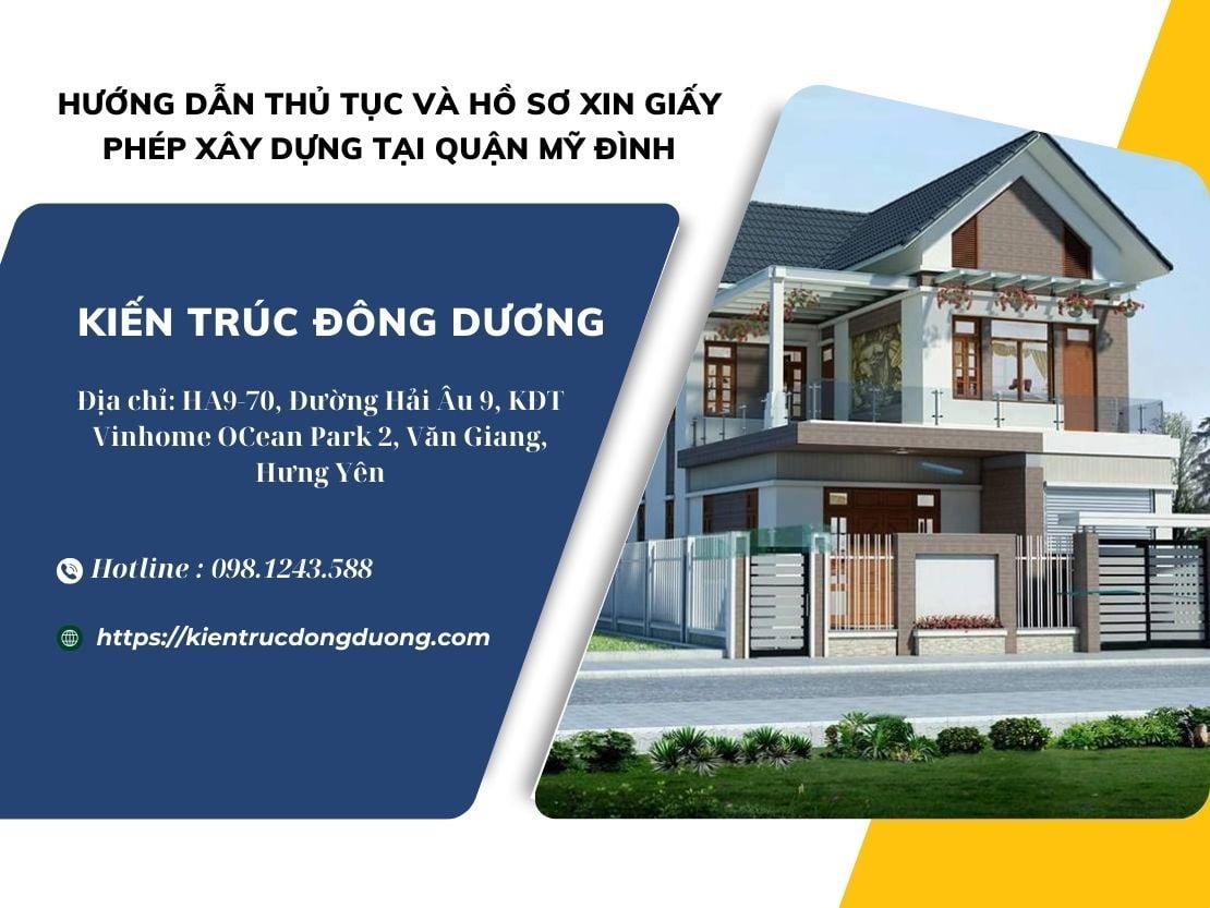 Xin giấy phép xây dựng tại quận Mỹ Đình