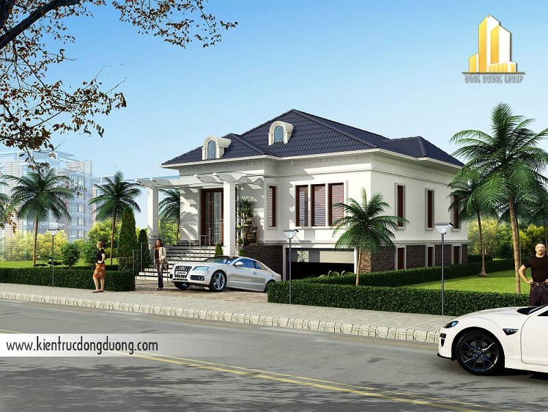 Mẫu thiết kế nhà cấp 4 có tầng bán hầm