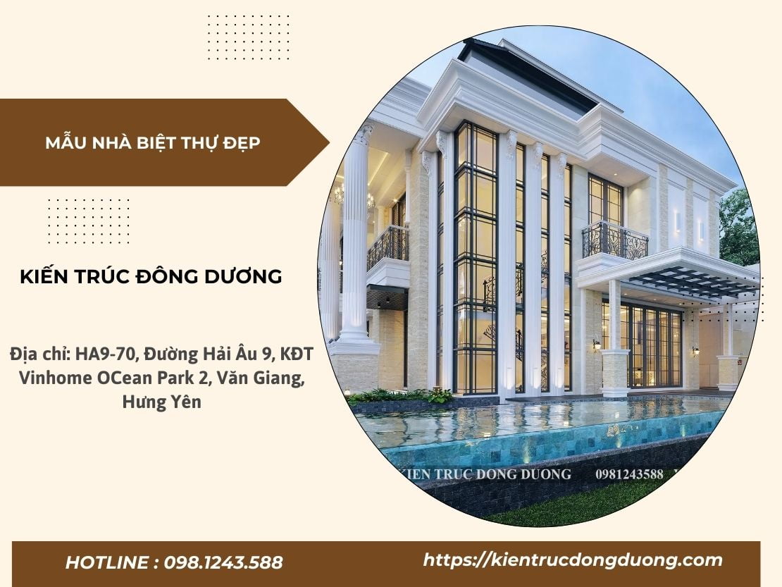 Mẫu nhà biệt thự đẹp