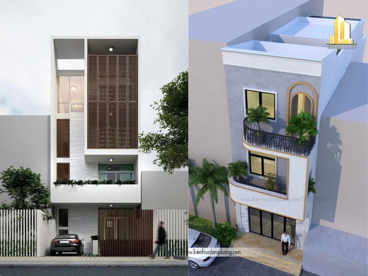 Mẫu thiết kế nhà phố 3 tầng (1)