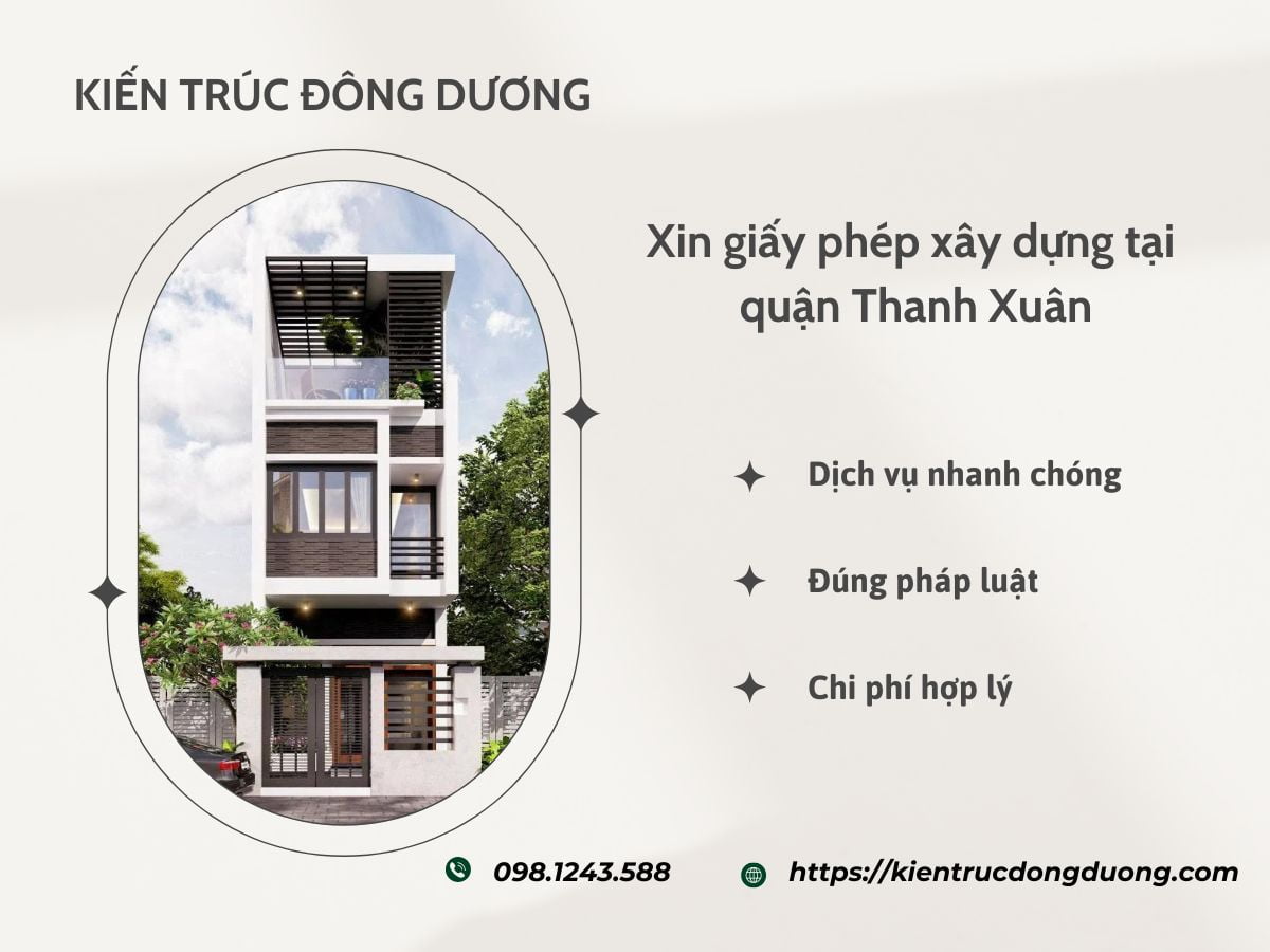 Xin giấy phép xây dựng tại quận Thanh Xuân