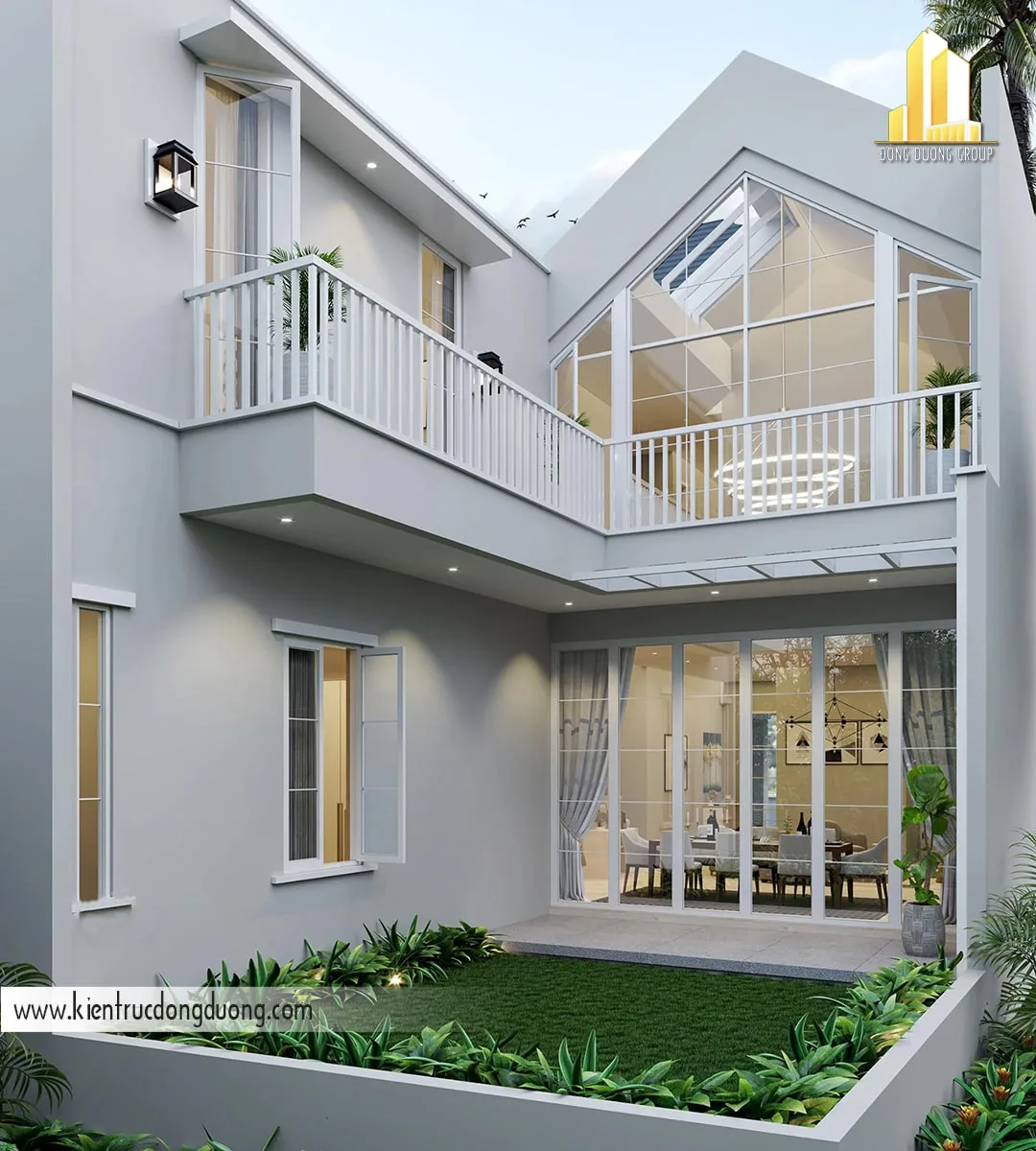 4. Thiết kế biệt thự nhà vườn -kientrucdongduong.com