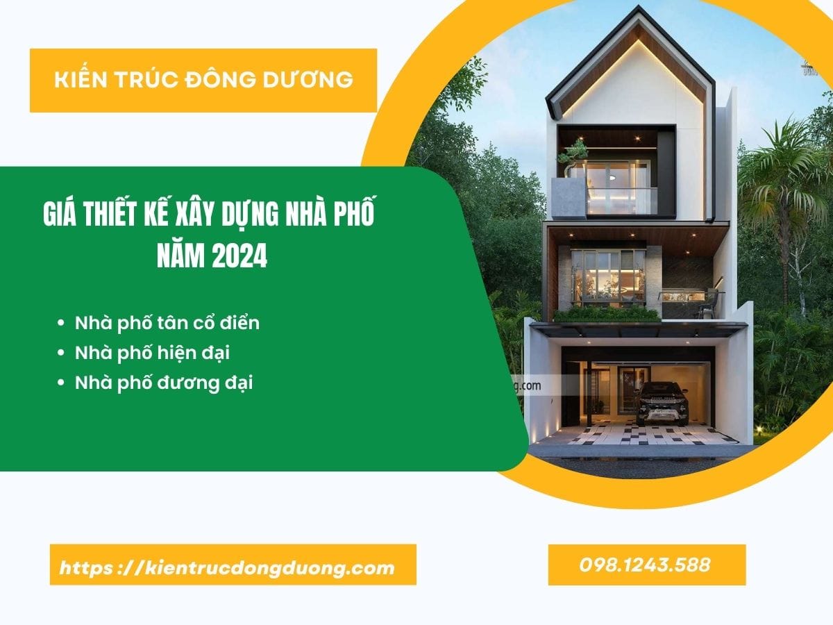 Giá thiết kế xây dựng nhà phố