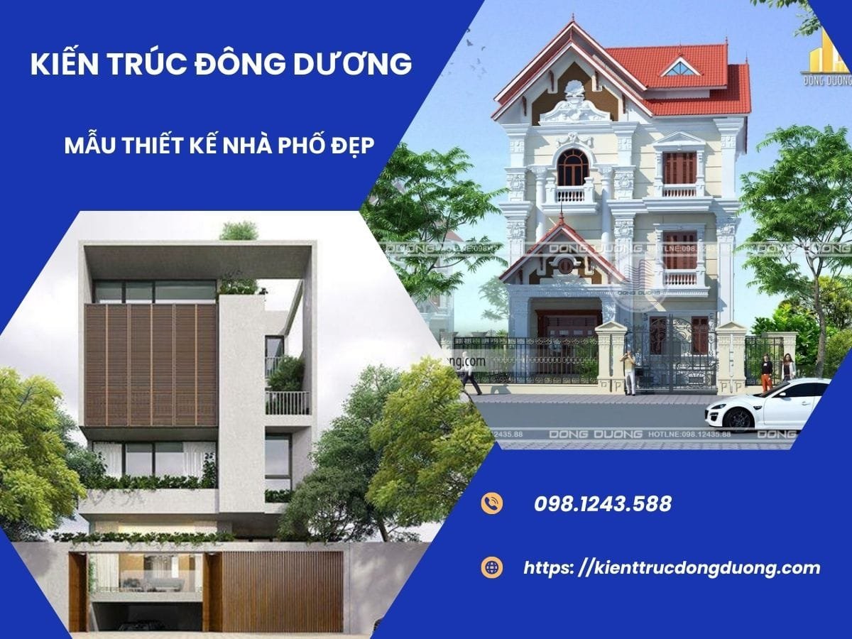 Mẫu thiết kế nhà phố - kientrucdongduong.com