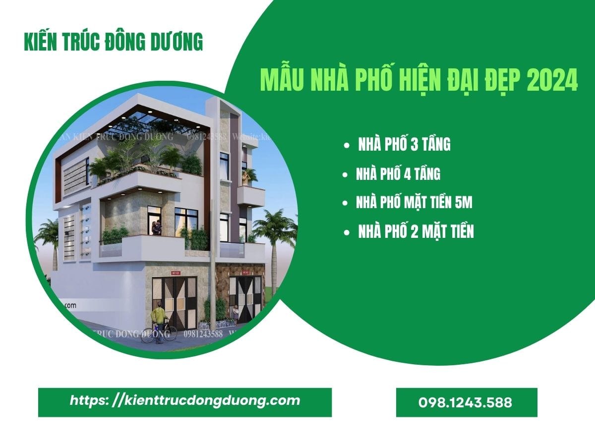 Nhà phố hiện đại - kientrucdongduong.com