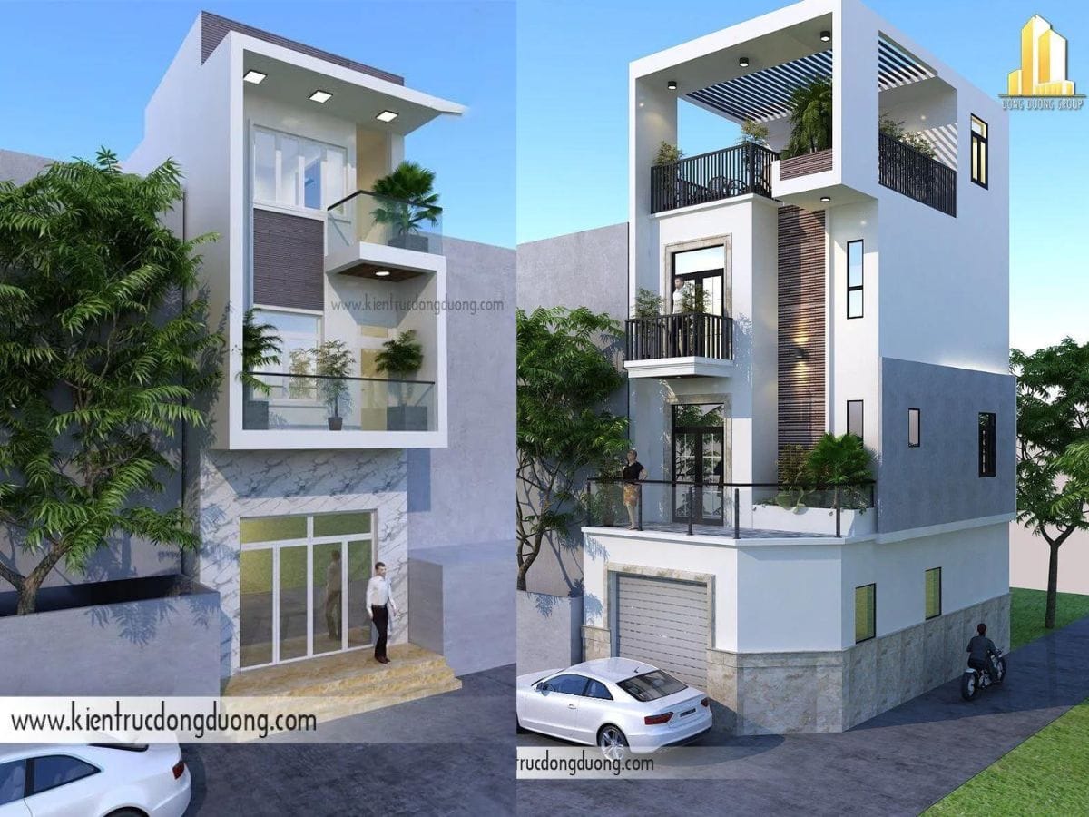 Thiết kế kết cấu nhà phố - kientrucdongduong.com