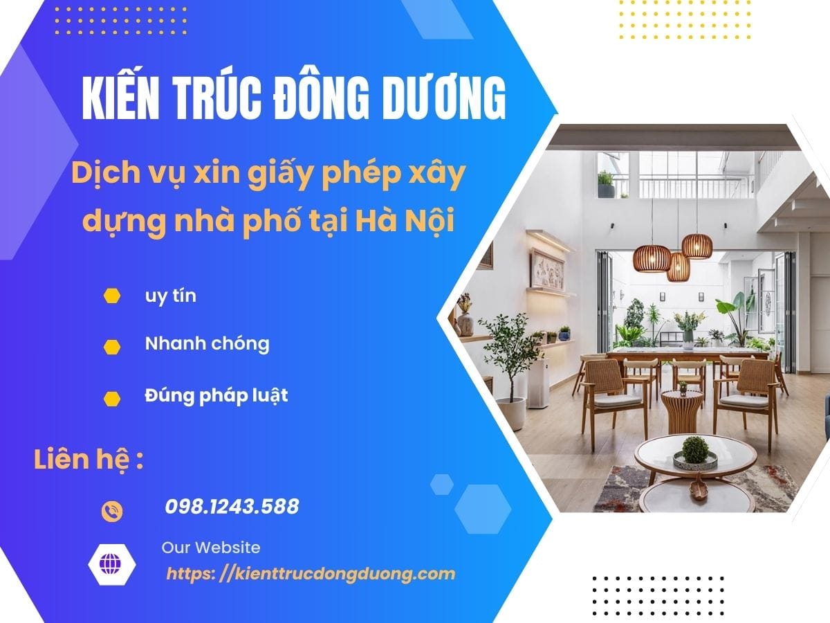 Xin giấy phép xây dựng nhà phố tại Hà Nội