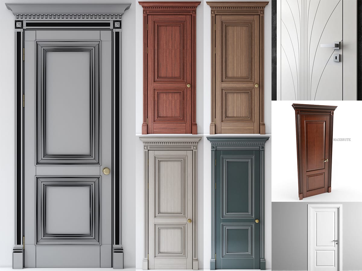 ảnh đại diện thư viện 3DS max cửa đi