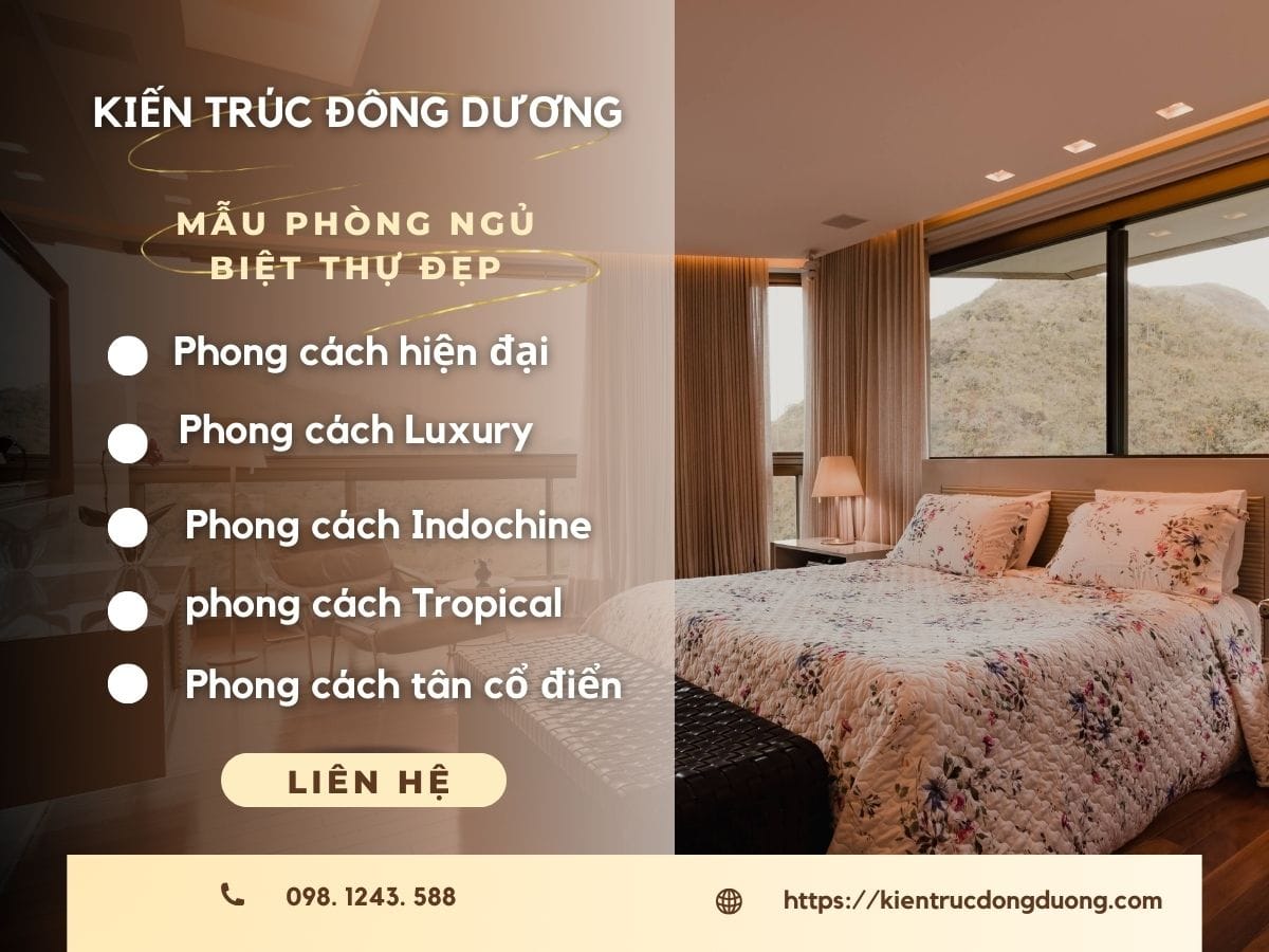 12. Mẫu phòng ngủ biệt thự đẹp